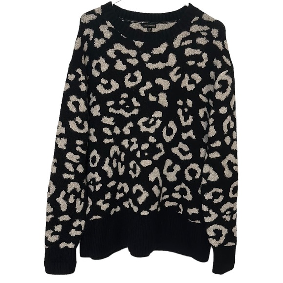 Coco + Carmen Oversized Wool Blend Leopard
Pullover Sweater S/M - Picture 2 of 9